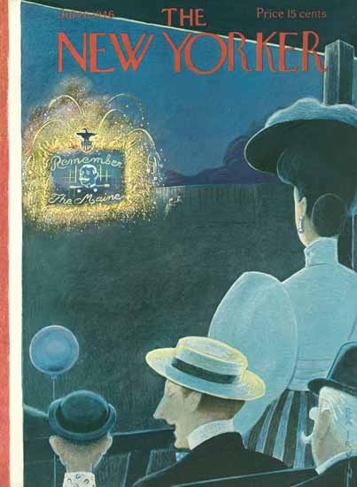 Rea Irvin The New Yorker 1946_07_06 Copyright | The New Yorker Graphic Art Covers 1946-1970