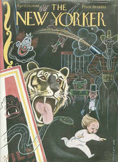 Rea Irvin The New Yorker 1948_04_10 Copyright | The New Yorker Graphic Art Covers 1946-1970