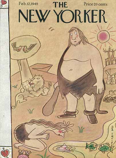 Rea Irvin The New Yorker 1949_02_12 Copyright | The New Yorker Graphic Art Covers 1946-1970