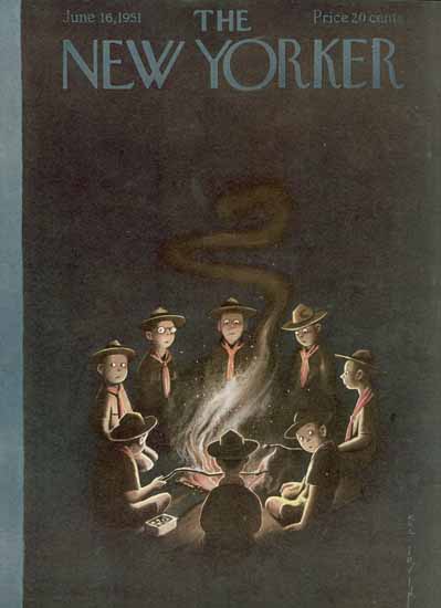 Rea Irvin The New Yorker 1951_06_16 Copyright | The New Yorker Graphic Art Covers 1946-1970