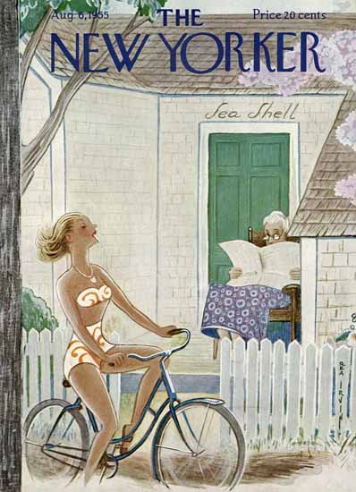 Rea Irvin The New Yorker 1955_08_06 Copyright | The New Yorker Graphic Art Covers 1946-1970