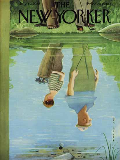 Rea Irvin The New Yorker 1958_07_12 Copyright | The New Yorker Graphic Art Covers 1946-1970