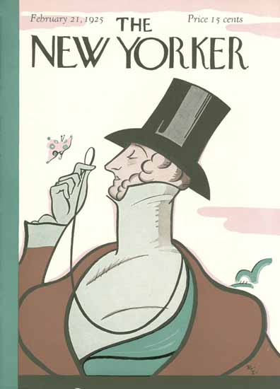 Rea Irvin The New Yorker First Issue 1925_02_21 Copyright | The New Yorker Graphic Art Covers 1925-1945