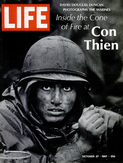 Reality of Vietnam War Without Heroes 27 Oct 1967 CopyR Life Magazine | Life Magazine BW Photo Covers 1936-1970