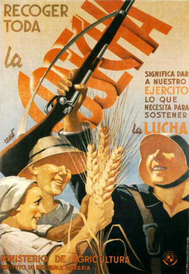 Recoger Toda La Cosecha | Vintage War Propaganda Posters 1891-1970