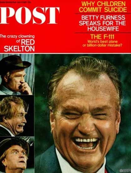 Red Skelton Saturday Evening Post 1967_06_17 | Vintage Ad and Cover Art 1891-1970