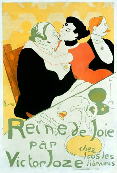 Reine De Joie Par Victor Joze  Toulouse Lautrec | Sex Appeal Vintage Ads and Covers 1891-1970