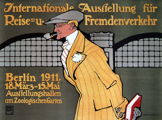 Reise- Fremdenverkehr Ausstellung Berlin 1911 | Sex Appeal Vintage Ads and Covers 1891-1970