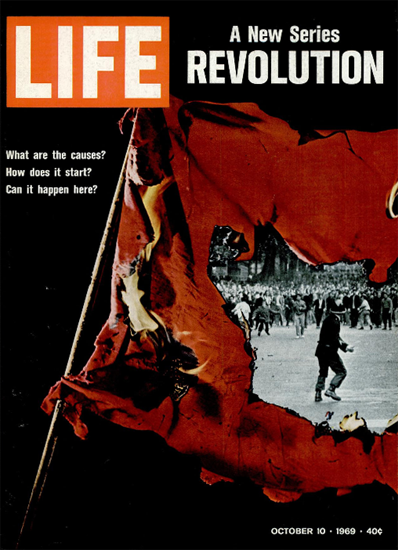 Revolution Can it happen in the USA 10 Oct 1969 Copyright Life Magazine | Life Magazine Color Photo Covers 1937-1970