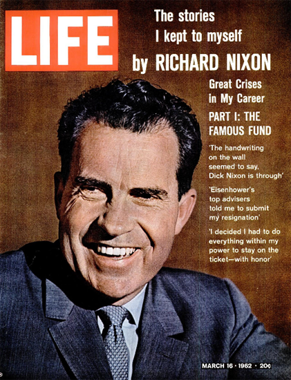 Richard Nixon Great Crisis 16 Mar 1962 Copyright Life Magazine | Life Magazine Color Photo Covers 1937-1970