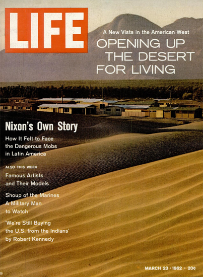 Richard Nixon How I felt to Face 23 Mar 1962 Copyright Life Magazine | Life Magazine Color Photo Covers 1937-1970