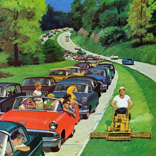 Richard Sargent Saturday Evening Post 1962_06_02 Copyright crop | Best of 1960s Ad and Cover Art