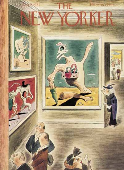 Richard Taylor The New Yorker 1937_01_09 Copyright | The New Yorker Graphic Art Covers 1925-1945