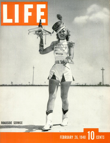 Roadside Service 26 Feb 1940 Copyright Life Magazine | Life Magazine BW Photo Covers 1936-1970