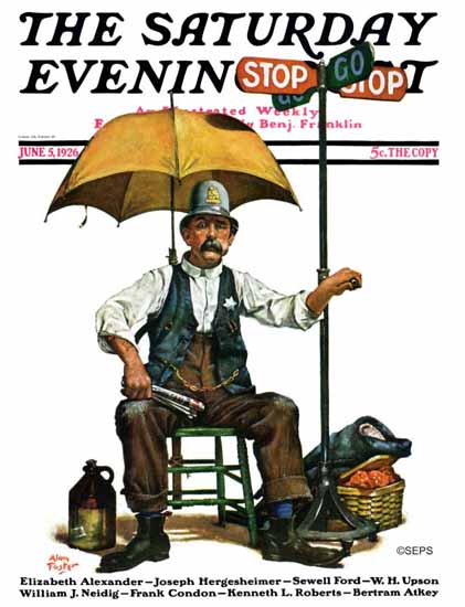 Roaring 1920s Alan Foster Cover Artist Saturday Evening Post 1926_06_05 | Roaring 1920s Ad Art and Magazine Cover Art