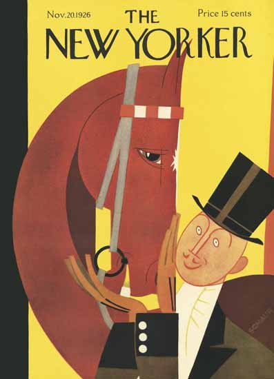 Roaring 1920s Andre De Schaub The New Yorker 1926_11_20 Copyright | Roaring 1920s Ad Art and Magazine Cover Art