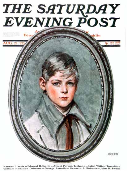 Roaring 1920s Arthur Garratt Cover Saturday Evening Post 1920_08_21 | Roaring 1920s Ad Art and Magazine Cover Art