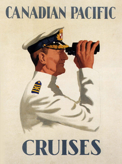 Roaring 1920s Canadian Pacific Liner Captain Spy Glass 1925 | Roaring 1920s Ad Art and Magazine Cover Art