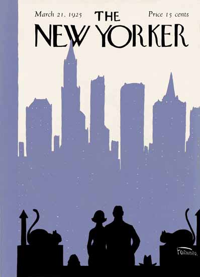 Roaring 1920s Carl Fornaro The New Yorker 1925_03_21 Copyright | Roaring 1920s Ad Art and Magazine Cover Art