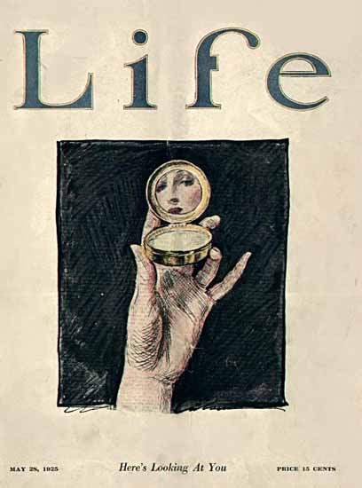 Roaring 1920s Charles Dana Gibson Life Magazine 1925-05-28 Copyright | Roaring 1920s Ad Art and Magazine Cover Art