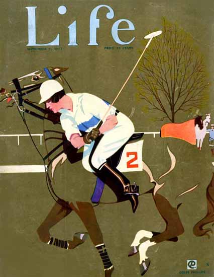 Roaring 1920s Coles Phillips Life Magazine 1927-09-01 Copyright | Roaring 1920s Ad Art and Magazine Cover Art