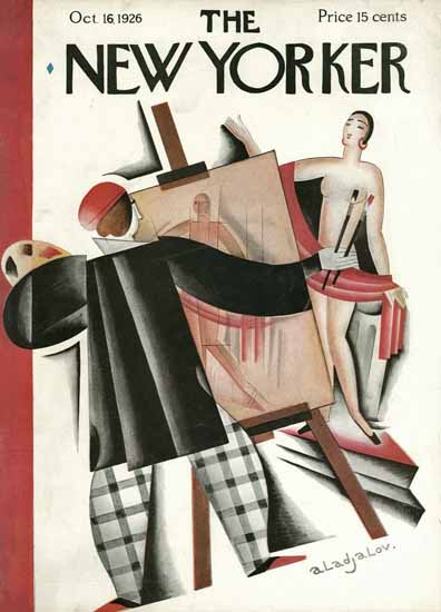 Roaring 1920s Constantin Alajalov The New Yorker 1926_10_16 Copyright | Roaring 1920s Ad Art and Magazine Cover Art