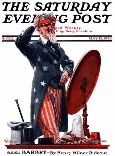 Roaring 1920s EM Jackson Saturday Evening Post 1923_05_12 | Roaring 1920s Ad Art and Magazine Cover Art