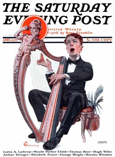 Roaring 1920s EM Jackson Saturday Evening Post 1925_04_04 | Roaring 1920s Ad Art and Magazine Cover Art