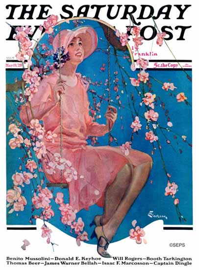 Roaring 1920s EM Jackson Saturday Evening Post 1928_05_19 | Roaring 1920s Ad Art and Magazine Cover Art