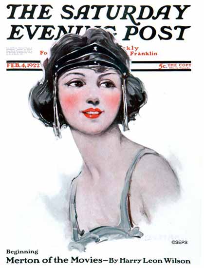 Roaring 1920s Ellen Pyle Saturday Evening Post 1922_02_04 | Roaring 1920s Ad Art and Magazine Cover Art