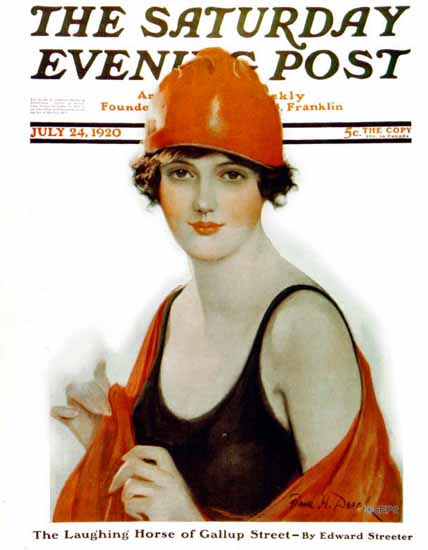 Roaring 1920s Frank H Desch Saturday Evening Post 1920_07_24 | Roaring 1920s Ad Art and Magazine Cover Art