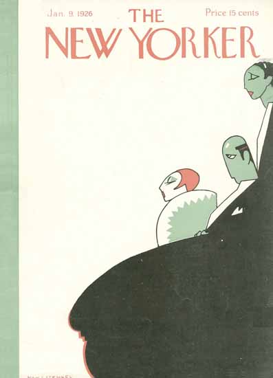 Roaring 1920s Hans Stengel The New Yorker 1926_01_09 Copyright | Roaring 1920s Ad Art and Magazine Cover Art