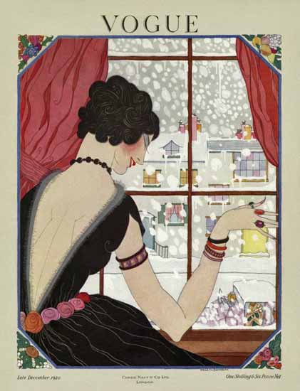 Roaring 1920s Helen Dryden Vogue Cover 1920-12-15 Copyright | Roaring 1920s Ad Art and Magazine Cover Art