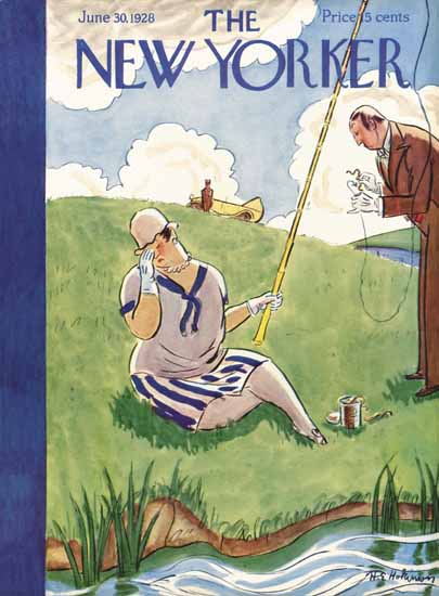 Roaring 1920s Helen E Hokinson The New Yorker 1928_06_30 Copyright | Roaring 1920s Ad Art and Magazine Cover Art