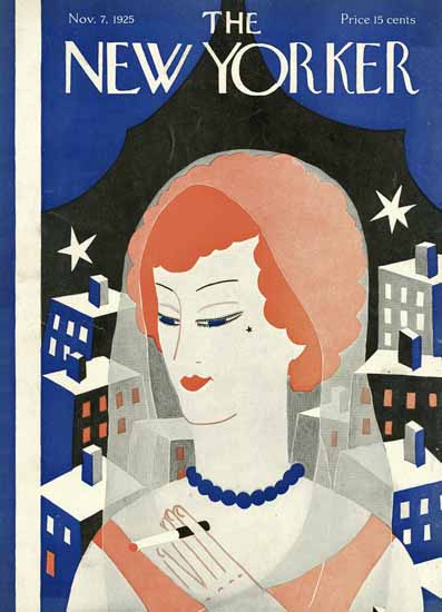 Roaring 1920s Ilonka Karasz The New Yorker 1925_11_07 Copyright | Roaring 1920s Ad Art and Magazine Cover Art