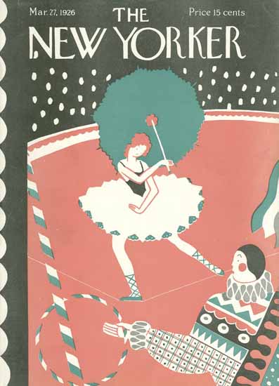 Roaring 1920s Ilonka Karasz The New Yorker 1926_03_27 Copyright | Roaring 1920s Ad Art and Magazine Cover Art