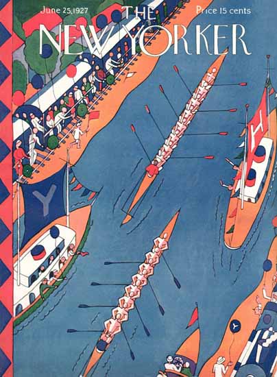 Roaring 1920s Ilonka Karasz The New Yorker 1927_06_25 Copyright | Roaring 1920s Ad Art and Magazine Cover Art