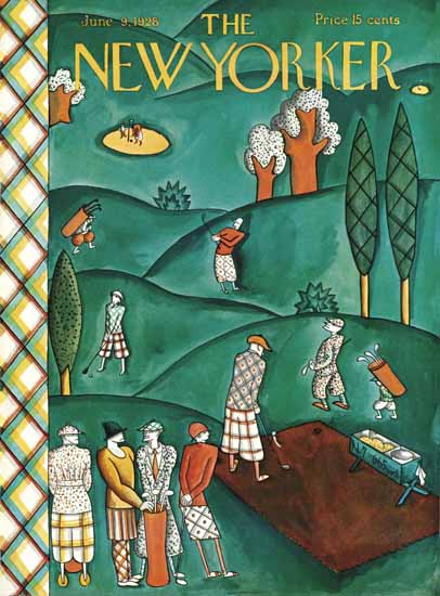 Roaring 1920s Ilonka Karasz The New Yorker 1928_06_09 Copyright | Roaring 1920s Ad Art and Magazine Cover Art