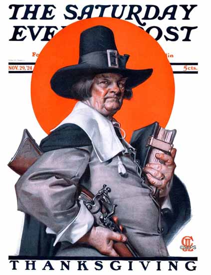 Roaring 1920s JC Leyendecker Saturday Evening Post 1924_11_29 | Roaring 1920s Ad Art and Magazine Cover Art