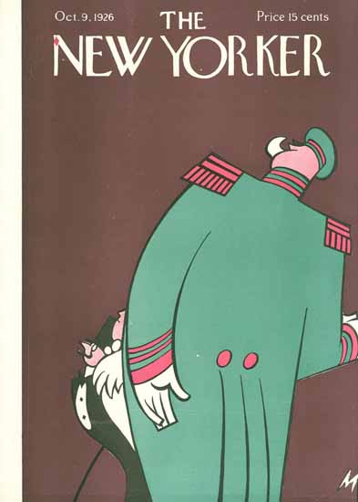 Roaring 1920s Julian De Miskey The New Yorker 1926_10_09 Copyright | Roaring 1920s Ad Art and Magazine Cover Art