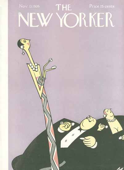 Roaring 1920s Julian De Miskey The New Yorker 1926_11_13 Copyright | Roaring 1920s Ad Art and Magazine Cover Art