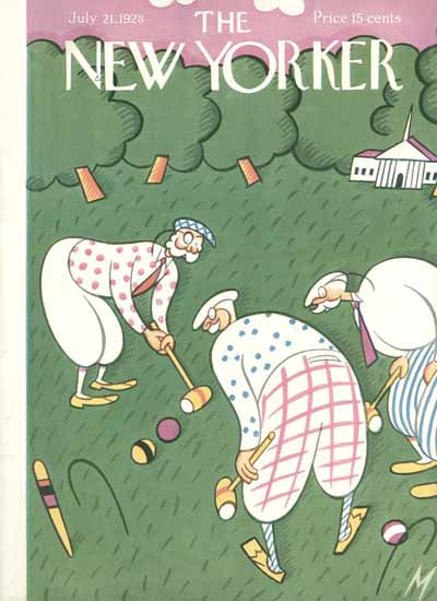 Roaring 1920s Julian De Miskey The New Yorker 1928_07_21 Copyright | Roaring 1920s Ad Art and Magazine Cover Art