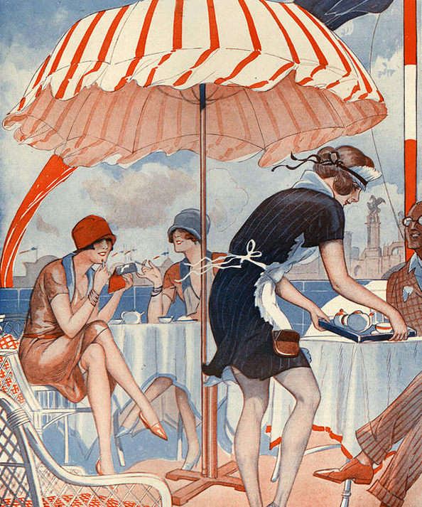 Roaring 1920s La Vie Parisienne 1920s Hasard Decoratif page | Roaring 1920s Ad Art and Magazine Cover Art