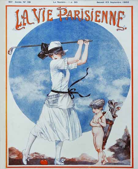 Roaring 1920s La Vie Parisienne 1922 Septembre 23 | Roaring 1920s Ad Art and Magazine Cover Art