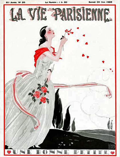 Roaring 1920s La Vie Parisienne 1923 Une Bonne Petite | Roaring 1920s Ad Art and Magazine Cover Art