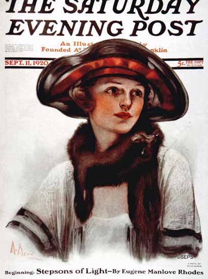 Roaring 1920s Neysa McMein Saturday Evening Post 1920_09_11 | Roaring 1920s Ad Art and Magazine Cover Art