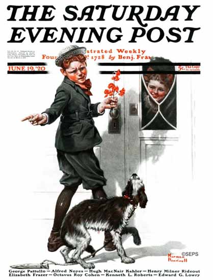 Roaring 1920s Norman Rockwell Saturday Evening Post 1920_06_19 | Roaring 1920s Ad Art and Magazine Cover Art