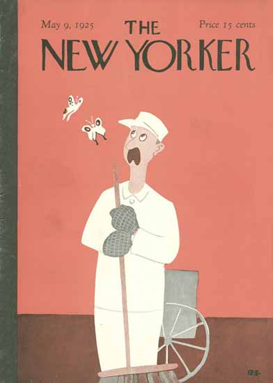 Roaring 1920s Rea Irvin The New Yorker 1925_05_09 Copyright | Roaring 1920s Ad Art and Magazine Cover Art