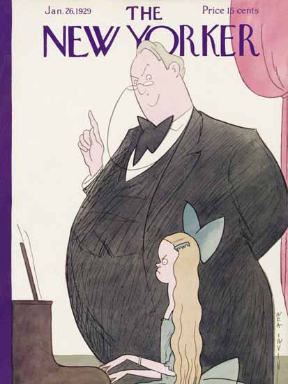 Roaring 1920s Rea Irvin The New Yorker 1929_01_26 Copyright | Roaring 1920s Ad Art and Magazine Cover Art