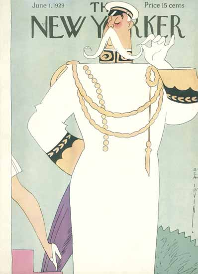 Roaring 1920s Rea Irvin The New Yorker 1929_06_01 Copyright | Roaring 1920s Ad Art and Magazine Cover Art